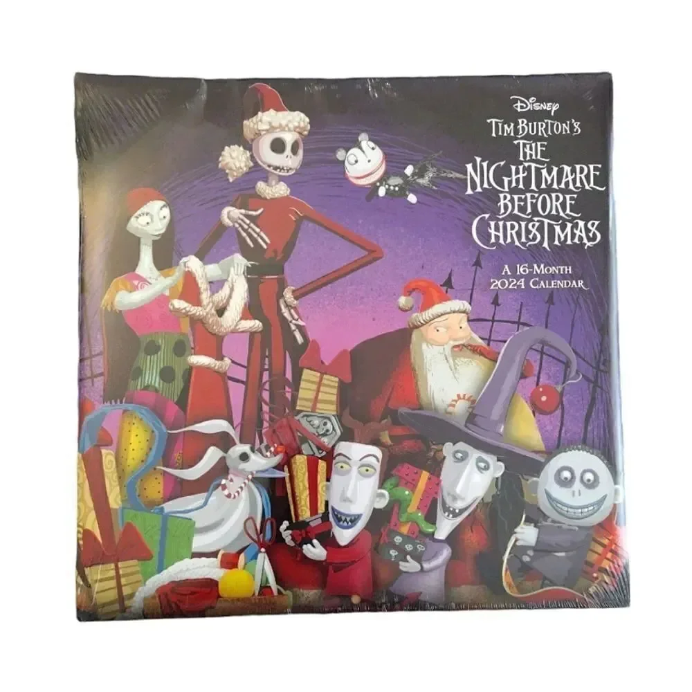 Disney 2024 The Nightmare‎ Before Christmas Poster Calendar NWT